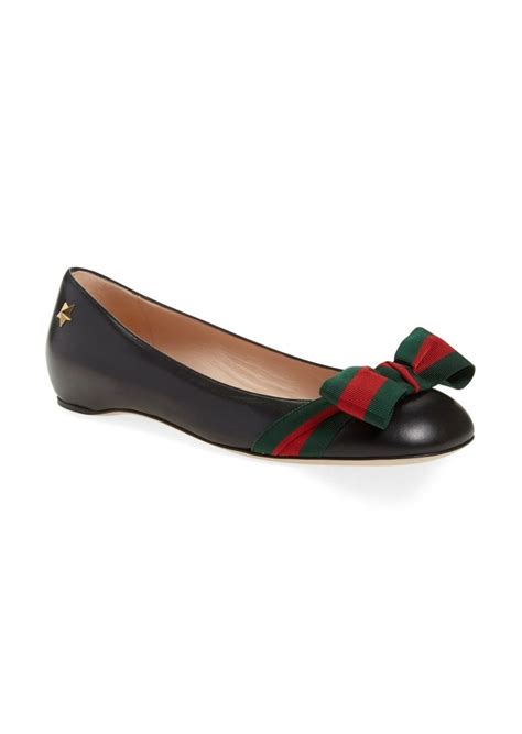 gucci bow flat